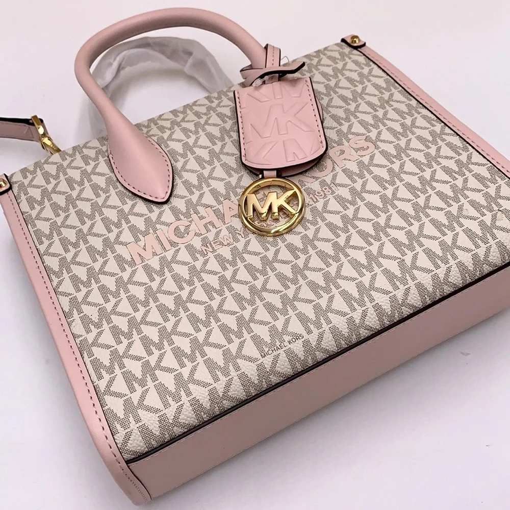 MICHAEL KORS MIRELLA SMALL
SHOPPER TOP ZIP XBODY POWDER
BLUSH MULTI SIGN… - Picture 8 of 16